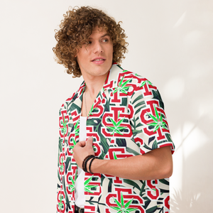 SMKN Floral Unisex Button Shirt