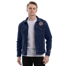 Load image into Gallery viewer, SMKN University Denim Jackets (Black Denim, Classic Denim &amp; White)