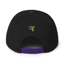 Load image into Gallery viewer, SMKN SOUR Embroidered Snapback Hats (Black, Gray/Black/Black &amp; Purple/Black/Black)