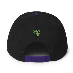 SMKN SOUR Embroidered Snapback Hats (Black, Gray/Black/Black & Purple/Black/Black)