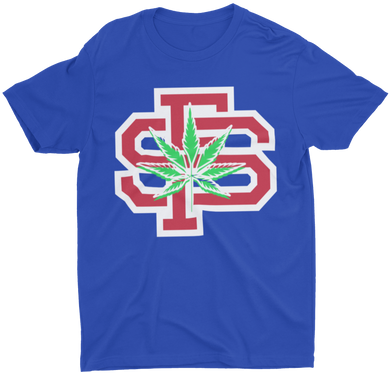 Get fresh with our SMKN University True Royal Tee.  Short Sleeve. Sideseamed. Retail fit. Unisex sizing. Shoulder taping.  100% Airlume combed and ring-spun cotton.  DRY CLEAN or HAND WASH.
