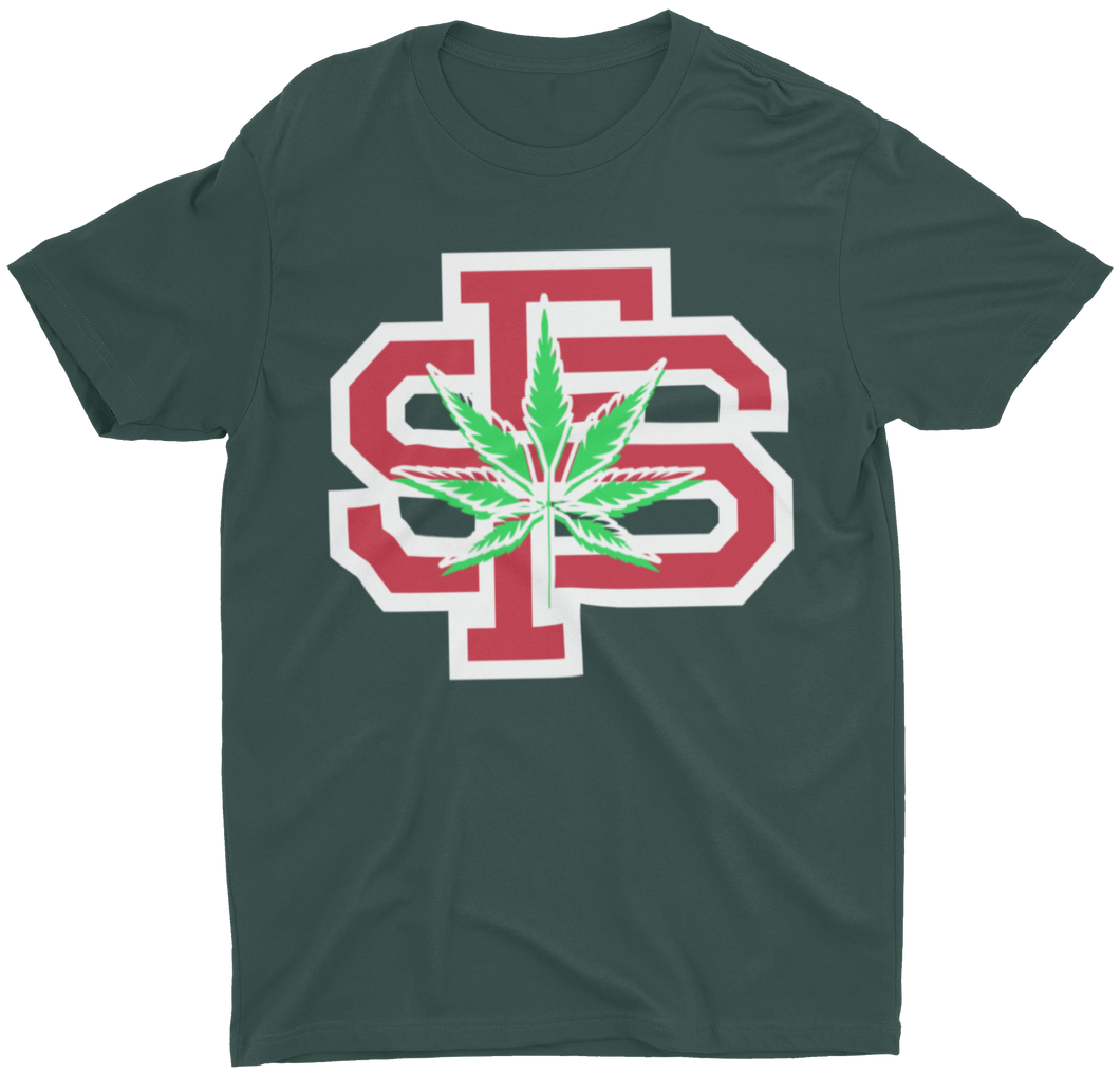 Get fresh with our SMKN U Graphic Forest Tee.  Short Sleeve. Sideseamed. Retail fit. Unisex sizing. Shoulder taping.  100% Airlume combed and ring-spun cotton.  DRY CLEAN or HAND WASH.